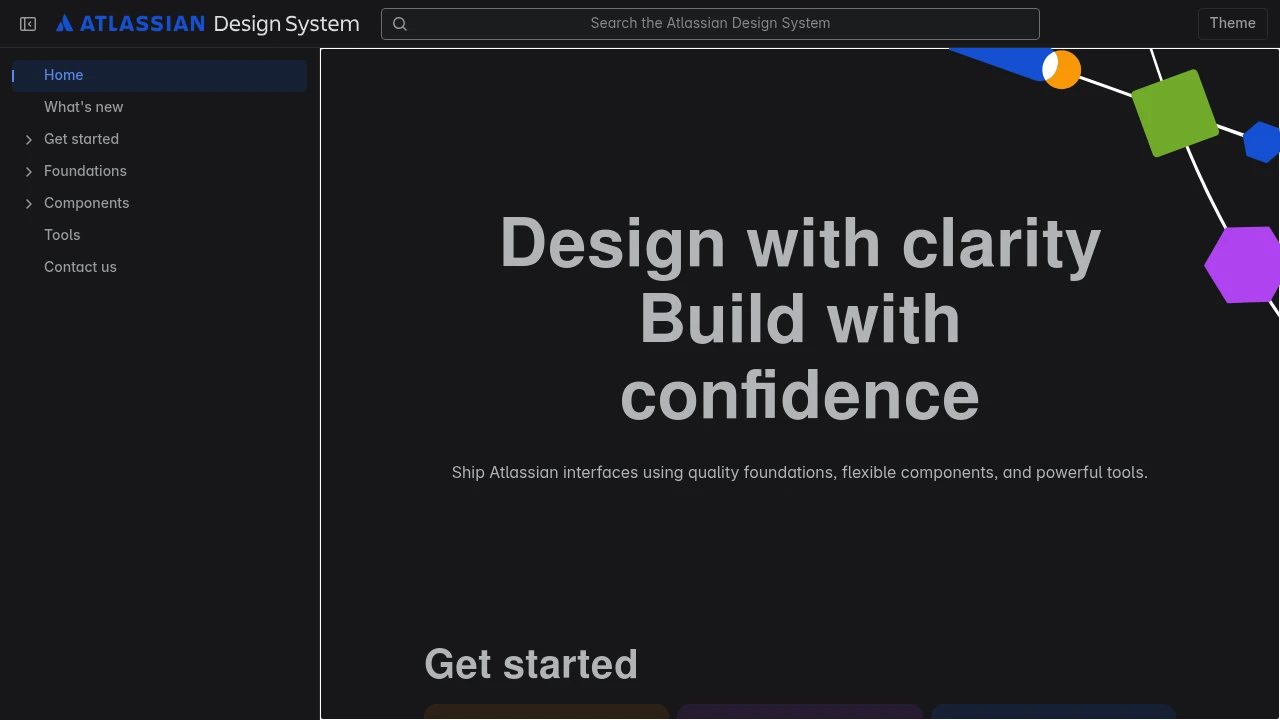 A screenshot of Atlassian Design System