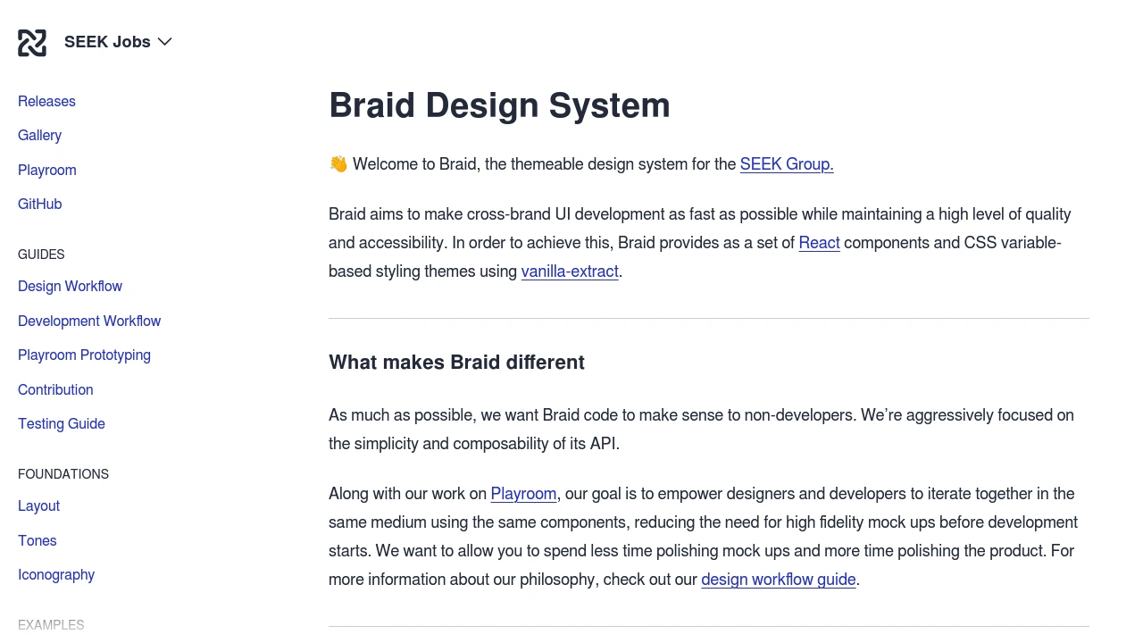 A screenshot of Braid