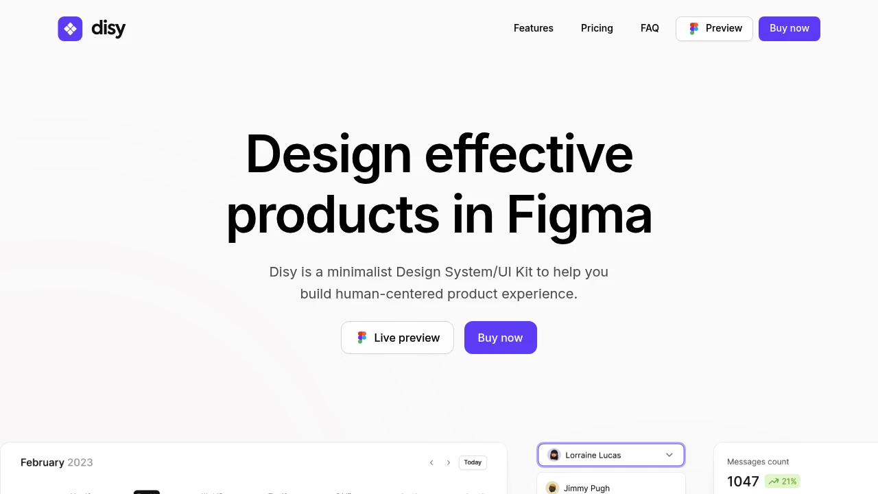 A screenshot of Disy