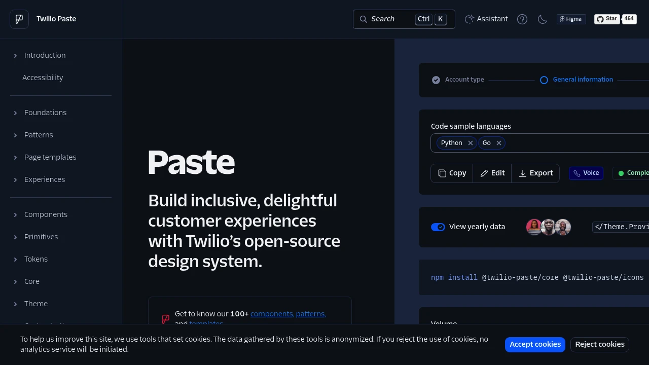 A screenshot of Paste