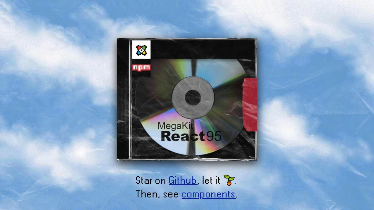 A screenshot of React95